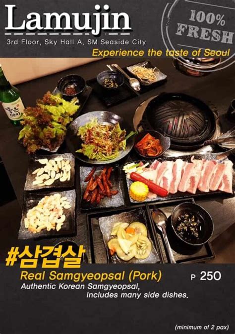 samgyupsal seaside|Accessible and Affordable Samgyeopsal In The City.
